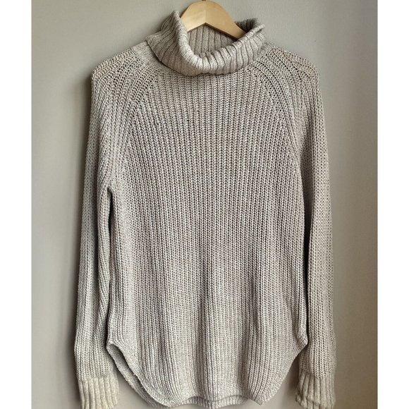 Silence + Noise (Urban Outfitters) Cream Knit Turtleneck - Picture 2 of 7